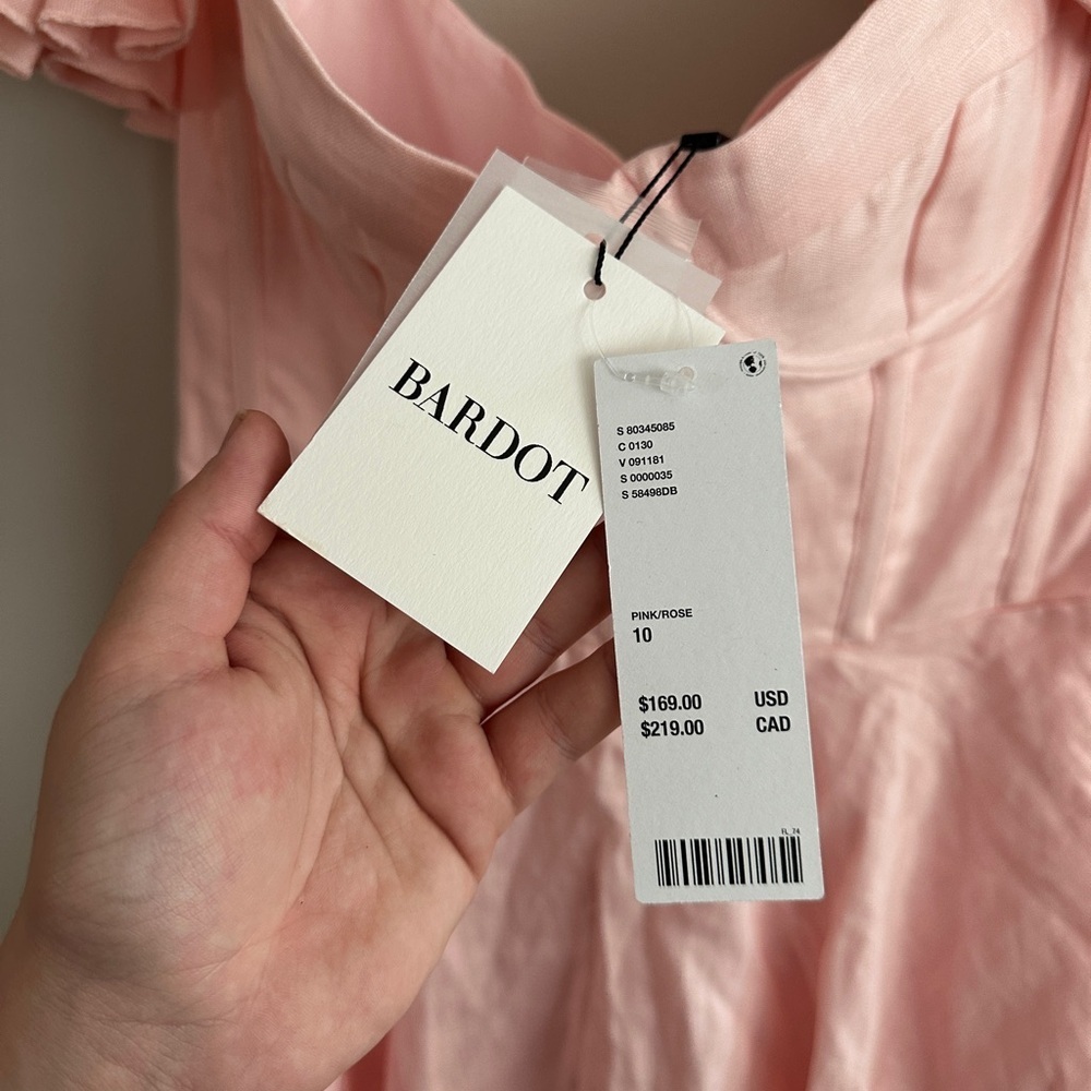 Bardot Sigma Mini Dress In Soft Pink - Picture 13 of 15